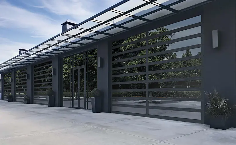 commercial aluminum garage doors Utah